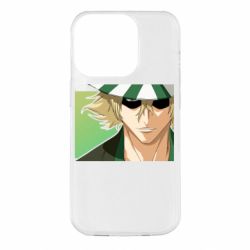 Чехол из раздела Bleach Урахара Киске для Apple iPhone 14 Pro - FATLINE Чехол из раздела Bleach Урахара Киске для Apple iPhone 14 Pro