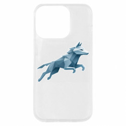 Чехол из раздела Волк Волк полигональный для Apple iPhone 14 Pro