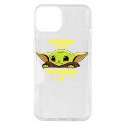 Чехол из раздела Мандалорец Strong in me для Apple iPhone 14 - FATLINE Чехол из раздела Мандалорец Strong in me для Apple iPhone 14