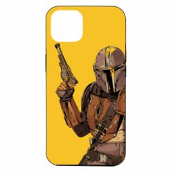 Чехол из раздела Мандалорец The Mandalorian background yellow для Apple iPhone 14 - FATLINE Чехол из раздела Мандалорец The Mandalorian background yellow для Apple iPhone 14