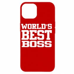 Чехол из раздела Офис Worlds Best Boss для Apple iPhone 14 - FATLINE Чехол из раздела Офис Worlds Best Boss для Apple iPhone 14