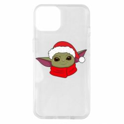Чехол из раздела Мандалорец Yoda santa для Apple iPhone 14 - FATLINE Чехол из раздела Мандалорец Yoda santa для Apple iPhone 14