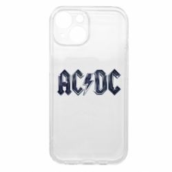 Чехол для iPhone 15 AC/DC Logo