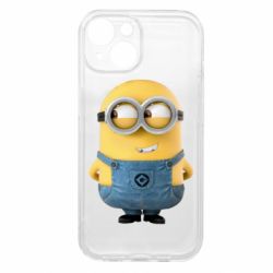 Чехол из раздела Миньоны Хитрый миньон для Apple iPhone 15 - FATLINE Чехол из раздела Миньоны Хитрый миньон для Apple iPhone 15