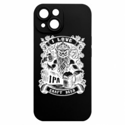 Чехол из раздела Авторские принты I love craft beer для Apple iPhone 15 - FATLINE Чехол из раздела Авторские принты I love craft beer для Apple iPhone 15