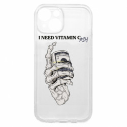 Чехол из раздела Коллекции I need vitamin Cash для Apple iPhone 15 - FATLINE Чехол из раздела Коллекции I need vitamin Cash для Apple iPhone 15