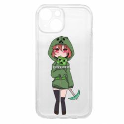 Чохол з розділу Minecraft Minecraft anime для Apple iPhone 15 - FATLINE Чохол з розділу Minecraft Minecraft anime для Apple iPhone 15