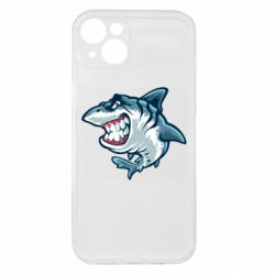 Чехол из раздела Авторские принты Angry shark для Apple iPhone 15 Plus - FATLINE Чехол из раздела Авторские принты Angry shark для Apple iPhone 15 Plus