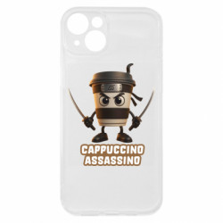 Чехол из раздела Мемы с нейросети Cappuccino Assassino для Apple iPhone 15 Plus - FATLINE Чехол из раздела Мемы с нейросети Cappuccino Assassino для Apple iPhone 15 Plus