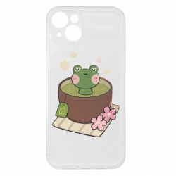 Чохол з розділу Напої Чай з жабкою для Apple iPhone 15 Plus - FATLINE Чохол з розділу Напої Чай з жабкою для Apple iPhone 15 Plus