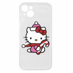 Чохол з розділу НОВИЙ РІК 2026 Christmas Kitty with candy для Apple iPhone 15 Plus - FATLINE Чохол з розділу НОВИЙ РІК 2026 Christmas Kitty with candy для Apple iPhone 15 Plus
