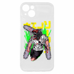 Чехол из раздела Человек-бензопила Denji Chainsaw Man anime для Apple iPhone 15 Plus