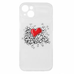 Чехол из раздела Авторские принты Heart & Love для Apple iPhone 15 Plus - FATLINE Чехол из раздела Авторские принты Heart & Love для Apple iPhone 15 Plus