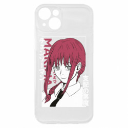 Чехол из раздела Человек-бензопила Makima anime для Apple iPhone 15 Plus