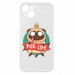 Чохол з розділу Авторські принти Мопс король для Apple iPhone 15 Plus - FATLINE Чохол з розділу Авторські принти Мопс король для Apple iPhone 15 Plus