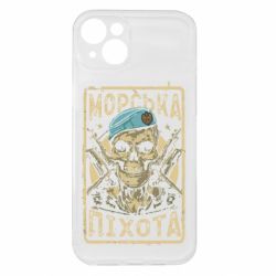 Чехол из раздела Морская пехота Морская пехота череп для Apple iPhone 15 Plus