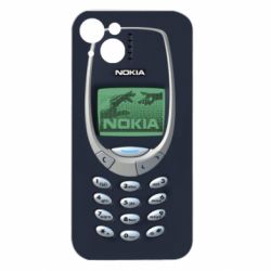 Чехол из раздела Old School Nokia 3310 для Apple iPhone 15 Plus - FATLINE Чехол из раздела Old School Nokia 3310 для Apple iPhone 15 Plus
