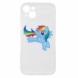 Чехол из раздела My Little Pony Rainbow Dash run для Apple iPhone 15 Plus - FATLINE Чехол из раздела My Little Pony Rainbow Dash run для Apple iPhone 15 Plus