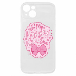 Чехол из раздела Авторские принты Розовый слоган In My Happy Girl Era для Apple iPhone 15 Plus - FATLINE Чехол из раздела Авторские принты Розовый слоган In My Happy Girl Era для Apple iPhone 15 Plus