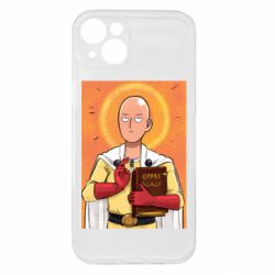 Чохол з розділу One punch man Saitama is my God для Apple iPhone 15 Plus - FATLINE Чохол з розділу One punch man Saitama is my God для Apple iPhone 15 Plus