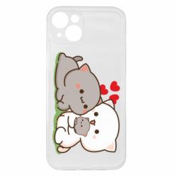 Чехол из раздела Кот Семья котиков для Apple iPhone 15 Plus - FATLINE Чехол из раздела Кот Семья котиков для Apple iPhone 15 Plus