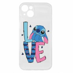 Чехол из раздела Лило и Стич Стич Love для Apple iPhone 15 Plus - FATLINE Чехол из раздела Лило и Стич Стич Love для Apple iPhone 15 Plus