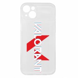 Чехол из раздела Valorant Valorant glitsh logo для Apple iPhone 15 Plus