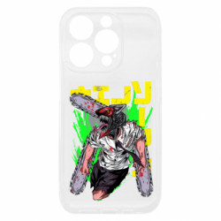 Чехол из раздела Человек-бензопила Denji Chainsaw Man anime для Apple iPhone 15 Pro