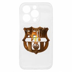 Чехол из раздела Барселона (Barcelona) ФК Барселона gold для Apple iPhone 15 Pro