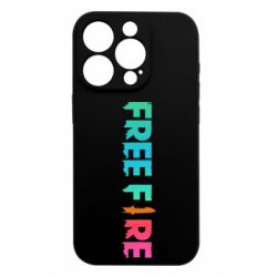 Чехол из раздела Garena Free Fire Free fire gradient logo для Apple iPhone 15 Pro