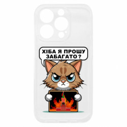 Чехол из раздела Меми солов'їною разве я прошу многовато для Apple iPhone 15 Pro - FATLINE Чехол из раздела Меми солов'їною разве я прошу многовато для Apple iPhone 15 Pro