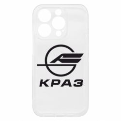 Чехол из раздела Грузовики КРаЗ лого для Apple iPhone 15 Pro