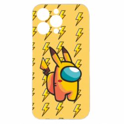 Чехол из раздела Игры Among Us - Pikachu skin для Apple iPhone 15 Pro Max - FATLINE Чехол из раздела Игры Among Us - Pikachu skin для Apple iPhone 15 Pro Max