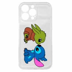 Чохол з розділу Ліло та Стіч Baby Yoda And Stitch для Apple iPhone 15 Pro Max - FATLINE Чохол з розділу Ліло та Стіч Baby Yoda And Stitch для Apple iPhone 15 Pro Max