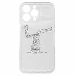 Чехол из раздела MidgArtDesign Брейкданс вращение на голове монолайн для Apple iPhone 15 Pro Max - FATLINE Чехол из раздела MidgArtDesign Брейкданс вращение на голове монолайн для Apple iPhone 15 Pro Max