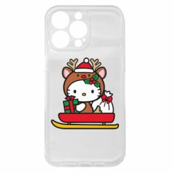 Чехол из раздела НОВЫЙ ГОД 2026 Китти на санках для Apple iPhone 15 Pro Max - FATLINE Чехол из раздела НОВЫЙ ГОД 2026 Китти на санках для Apple iPhone 15 Pro Max