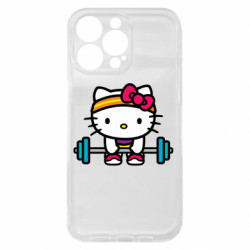 Чехол из раздела Hello Kitty Kitty`s GYM для Apple iPhone 15 Pro Max - FATLINE Чехол из раздела Hello Kitty Kitty`s GYM для Apple iPhone 15 Pro Max