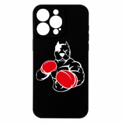 Чехол из раздела Бокс/Кикбоксинг Pitbull Boxing Logo для Apple iPhone 15 Pro Max