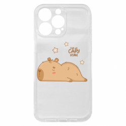 Чехол из раздела Авторские принты Спящий стиль капибары для Apple iPhone 15 Pro Max - FATLINE Чехол из раздела Авторские принты Спящий стиль капибары для Apple iPhone 15 Pro Max