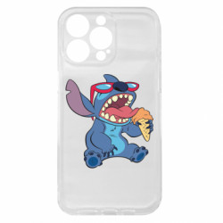 Чохол з розділу Ліло та Стіч Стіч з морозивом для Apple iPhone 15 Pro Max - FATLINE Чохол з розділу Ліло та Стіч Стіч з морозивом для Apple iPhone 15 Pro Max