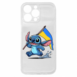 Чохол з розділу Ліло та Стіч Стіч з українським прапором для Apple iPhone 15 Pro Max - FATLINE Чохол з розділу Ліло та Стіч Стіч з українським прапором для Apple iPhone 15 Pro Max