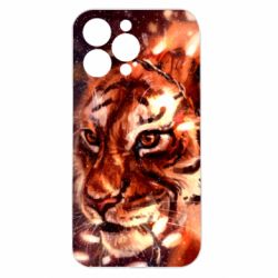 Чехол из раздела Тигр Тигр и гирлянда для Apple iPhone 15 Pro Max