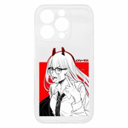 Чехол из раздела Человек-бензопила Power red для Apple iPhone 15 Pro