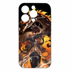 Чехол из раздела Genshin Impact Zhongli Geo Archon Morax для Apple iPhone 15 Pro