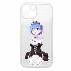 Чехол из раздела Re:Zero. Жизнь с нуля в альтернативном мире Rem для Apple iPhone 15 - FATLINE Чехол из раздела Re:Zero. Жизнь с нуля в альтернативном мире Rem для Apple iPhone 15