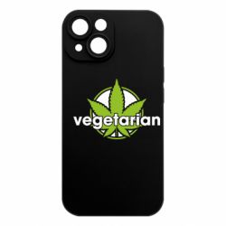 Чехол из раздела Авторские принты Vegetarian hemp для Apple iPhone 15 - FATLINE Чехол из раздела Авторские принты Vegetarian hemp для Apple iPhone 15