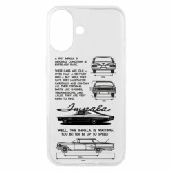 Чехол из раздела Legendary Cars 1967 Chevrolet Impala для Apple iPhone 16 - FATLINE Чехол из раздела Legendary Cars 1967 Chevrolet Impala для Apple iPhone 16