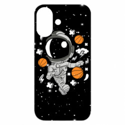Чехол из раздела Баскетбол Astronaut and basketballs для Apple iPhone 16
