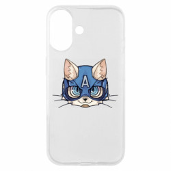 Чехол из раздела Кот Avenger Cat для Apple iPhone 16 - FATLINE Чехол из раздела Кот Avenger Cat для Apple iPhone 16