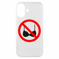 Чохол з розділу Любов Без ліфчика для Apple iPhone 16 - FATLINE Чохол з розділу Любов Без ліфчика для Apple iPhone 16